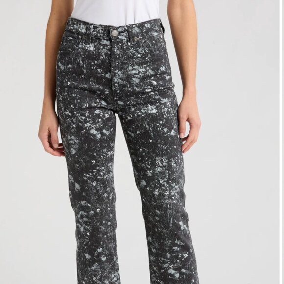 AG Alexxis High Waist Straight Leg Crop Jeans - Picture 1 of 10